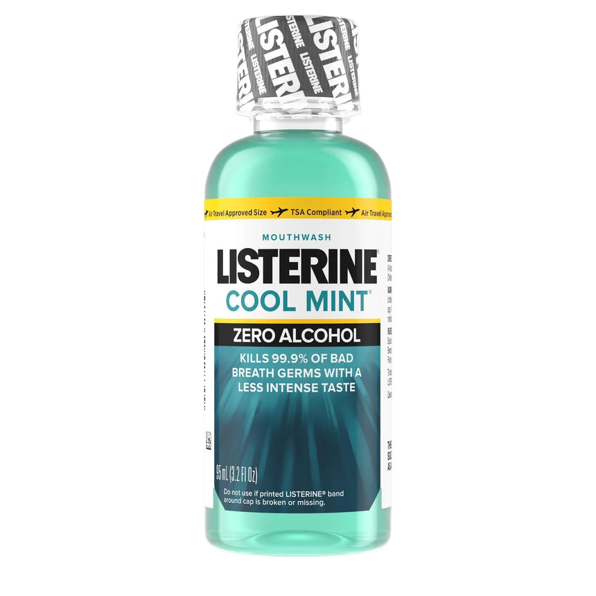 Listerine® Zero® Clean Mint Mouthwash, 3.2 oz. Bottle Listerine® Zero™