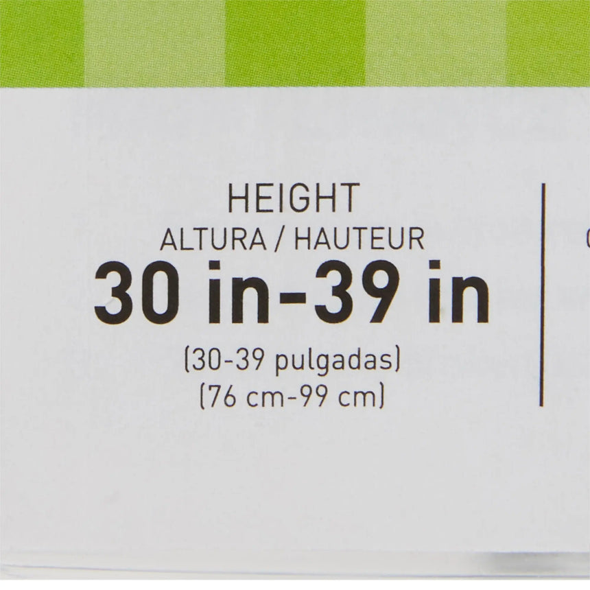McKesson Aluminum Silver Offset Cane, 30 – 39 Inch Height McKesson