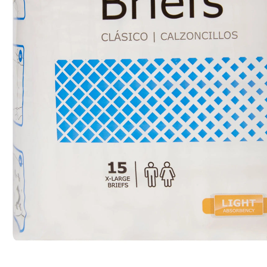 McKesson Classic Light Absorbency Incontinence Brief, Extra Large McKesson Classic