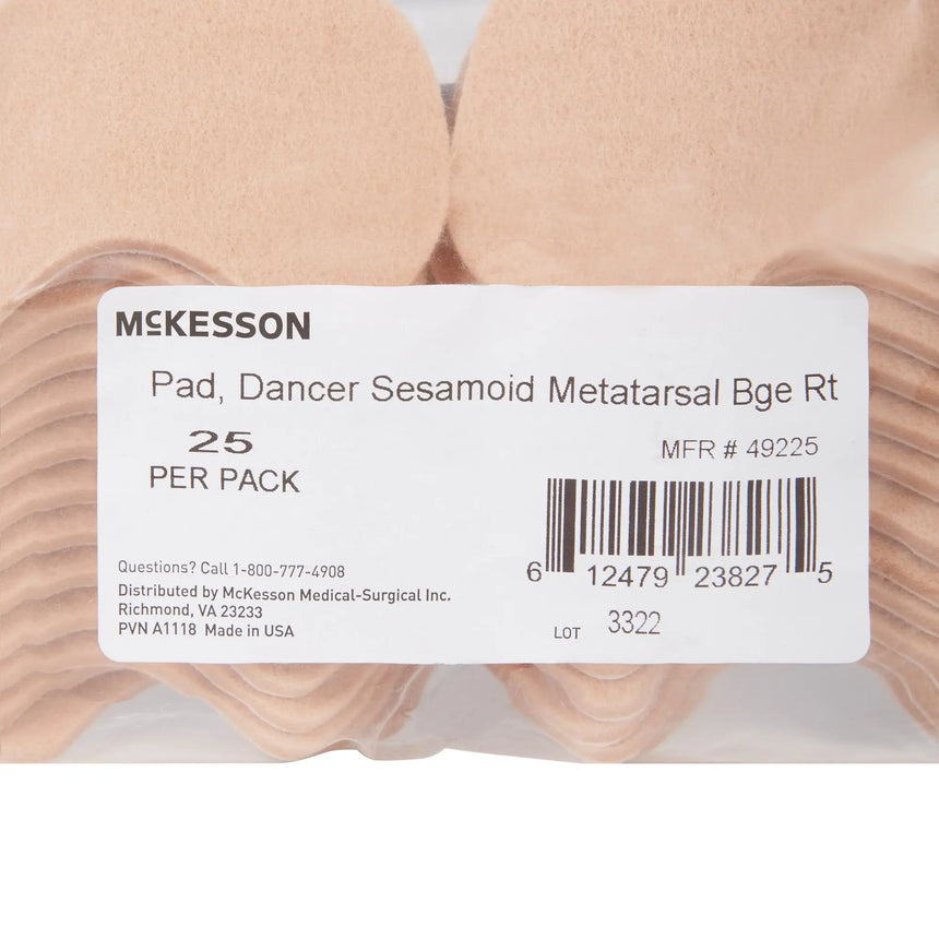 McKesson Dancer Sesamoid Pad for Right Foot McKesson