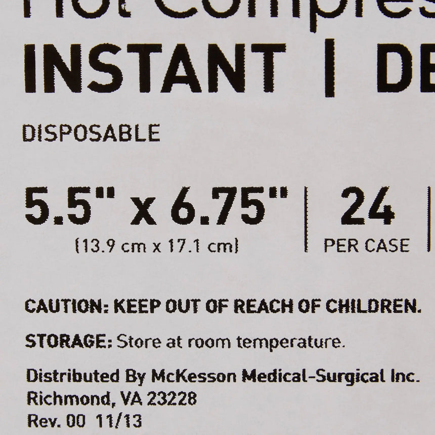 McKesson Deluxe Hot Pack, 5½ x 6¾ Inch McKesson