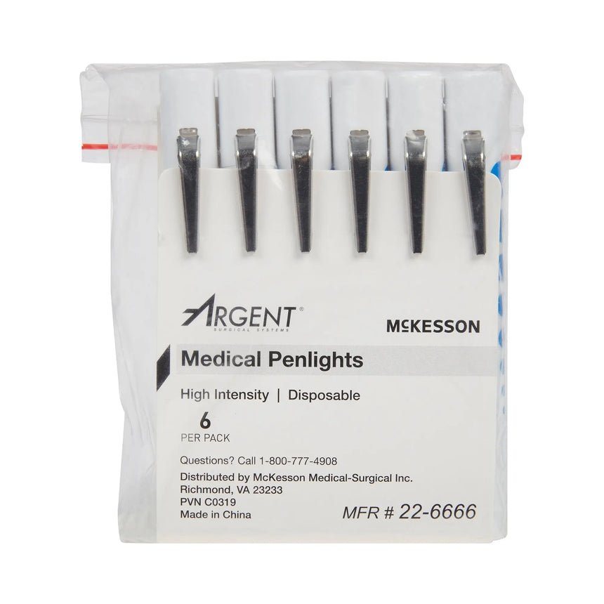 McKesson Disposable Penlight White Light, 4½ Inch McKesson