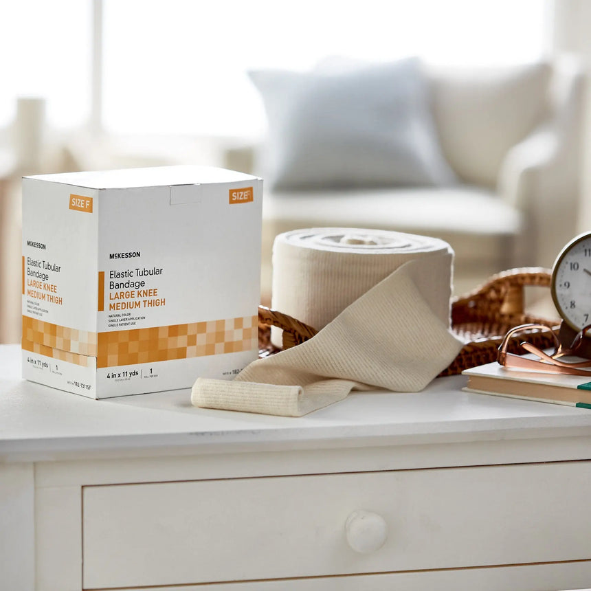 McKesson Elastic Tubular Support Bandage, 4 Inch x 11 Yard McKesson Spandagrip™