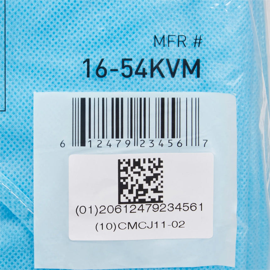 McKesson Full Back Chemotherapy Procedure Gown, Medium McKesson