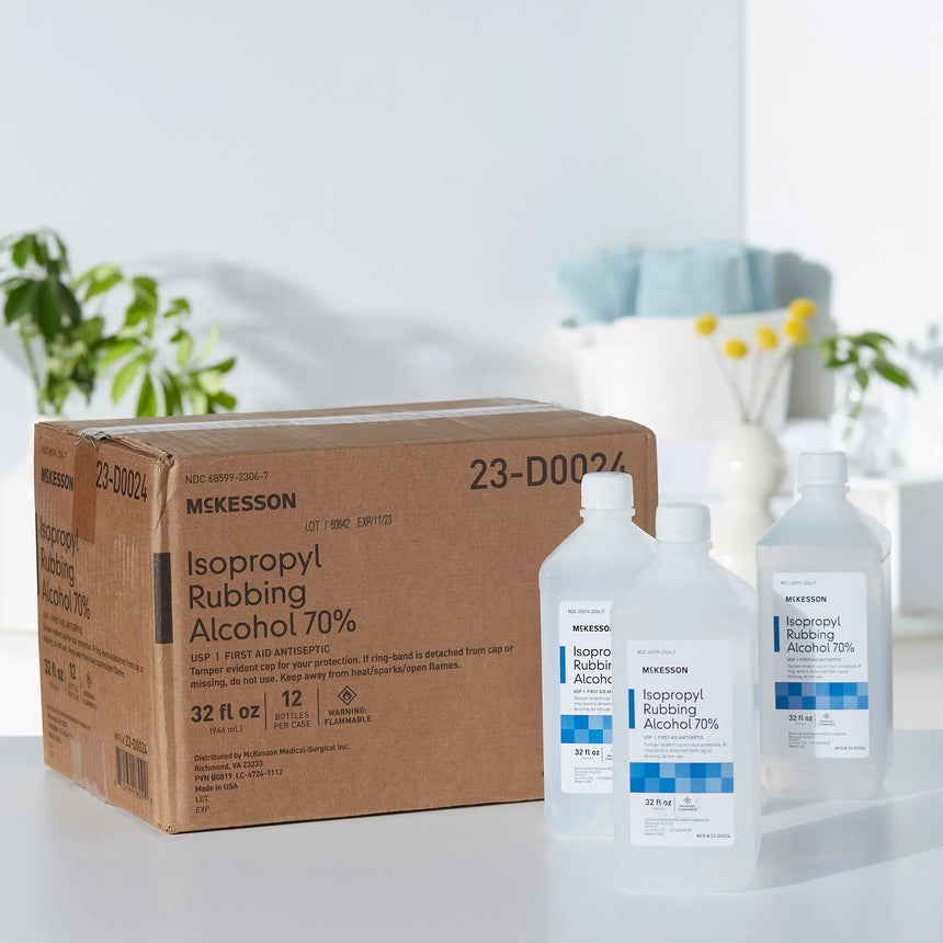 McKesson Isopropyl Alcohol Antiseptic, 32-ounce bottle - getMovility