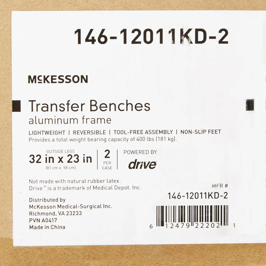 McKesson Knocked Down Bath Transfer Bench McKesson
