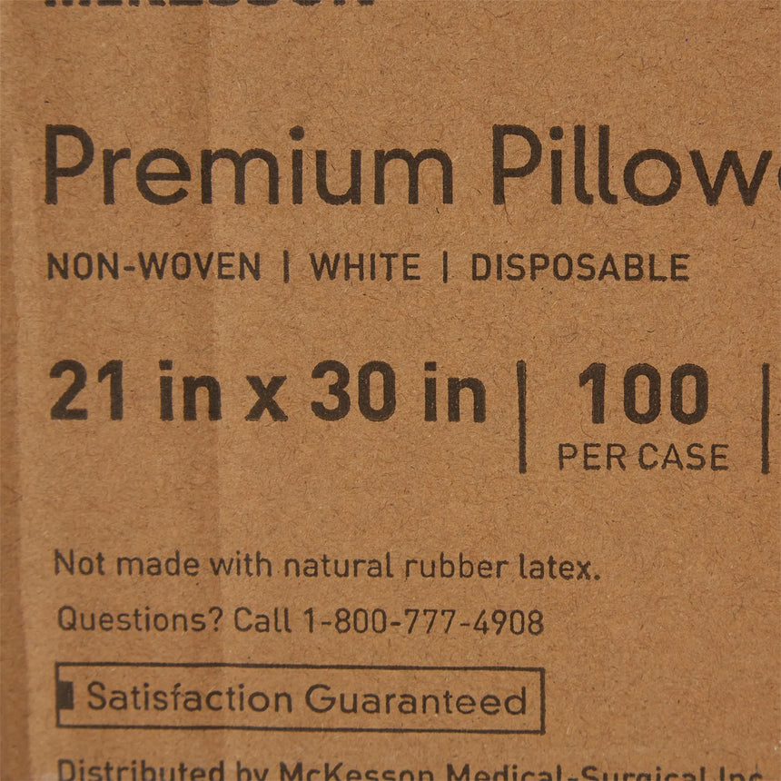 McKesson Nonwoven Standard Disposable Pillowcase, 21 x 30 Inch McKesson