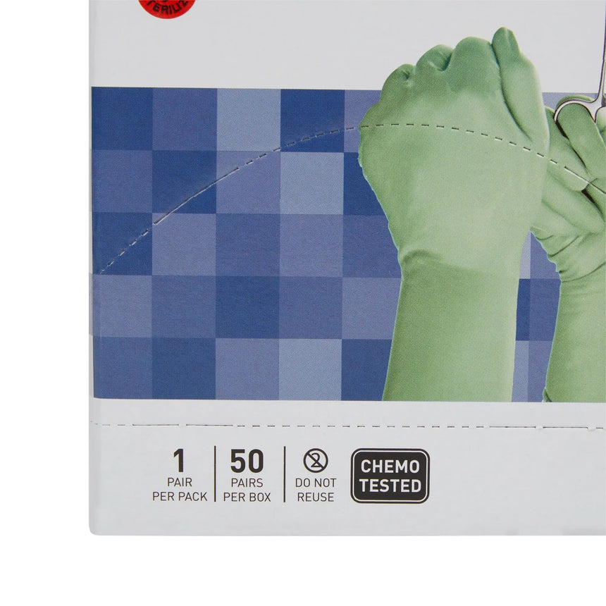 McKesson Perry® Performance Plus Polyisoprene Surgical Glove, Size 6.5, Green McKesson Perry® Performance Plus