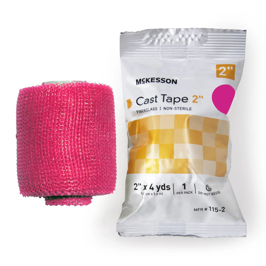 McKesson Pink Cast Tape, 2 Inch x 4 Yard McKesson