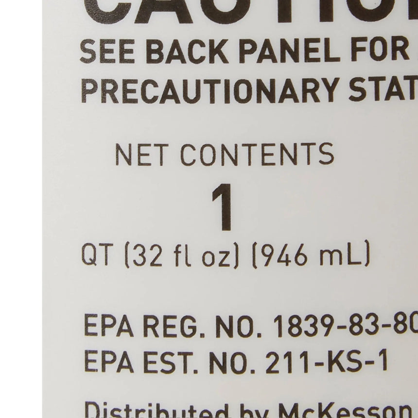 McKesson Pro-Tech Surface Disinfectant Cleaner Alcohol-Based Liquid, Non-Sterile, Floral Scent, 32 oz Bottle McKesson Pro-Tech