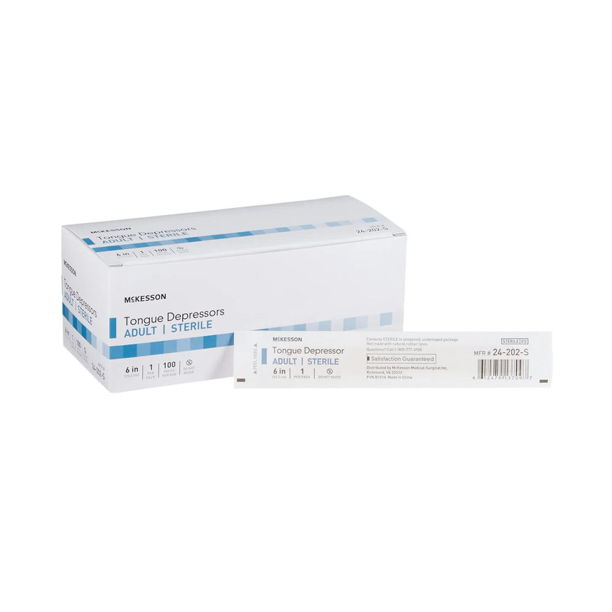 McKesson Tongue Depressors , Senior, Wide Blade, Non-Sterile McKesson