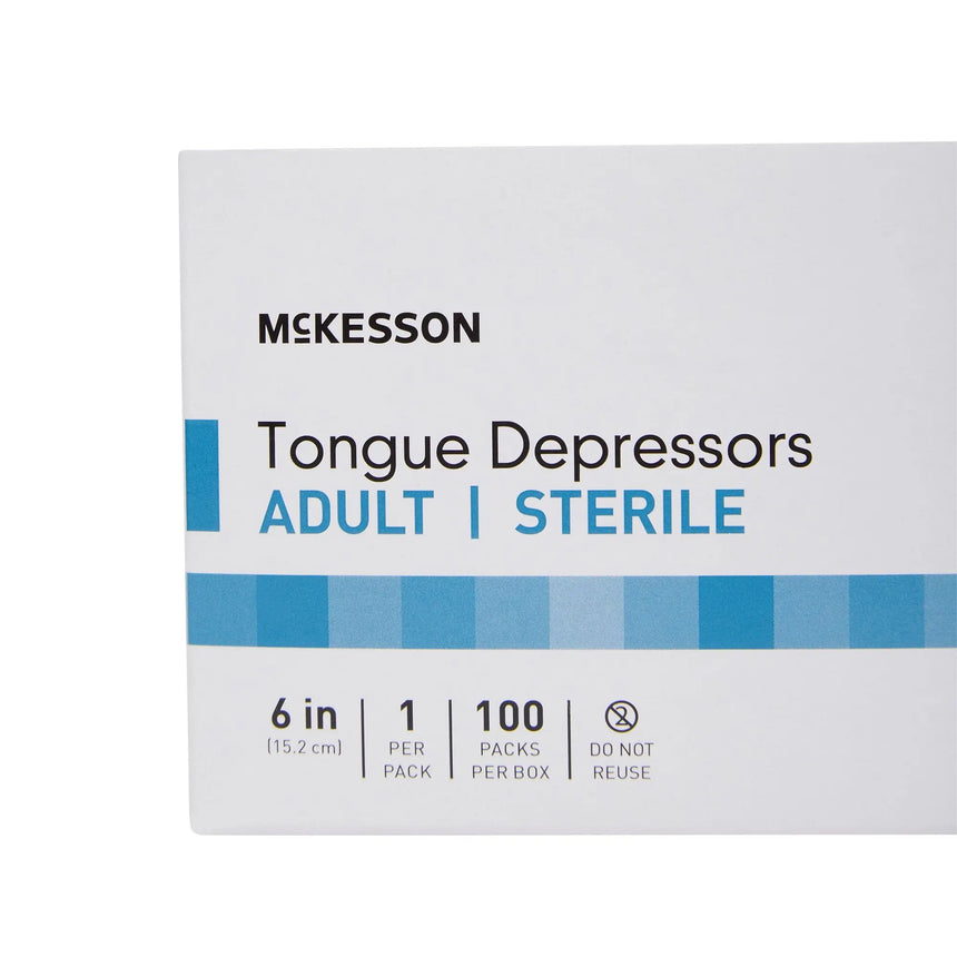 McKesson Tongue Depressors , Senior, Wide Blade, Non-Sterile McKesson