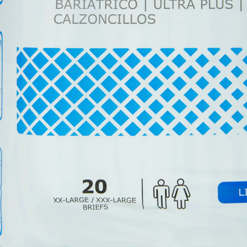 McKesson Ultra Plus Bariatric Incontinence Brief McKesson Ultra Plus Stretch