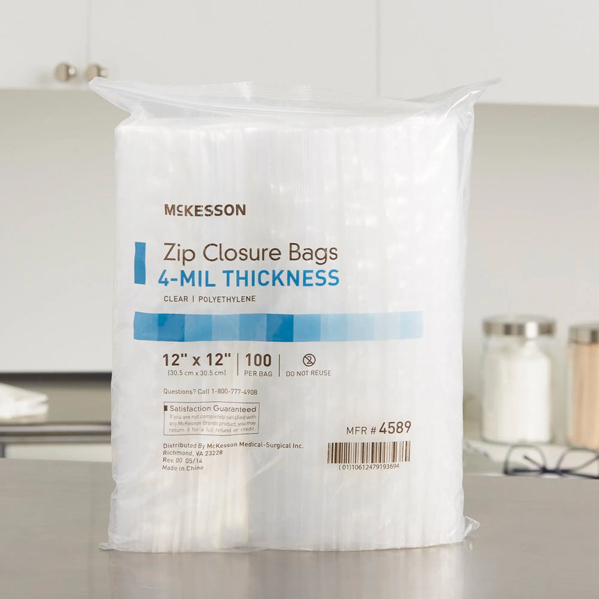 McKesson Zip Closure Bag, 12 x 12 in. McKesson