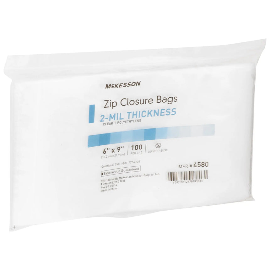 McKesson Zip Closure Bag, 6 x 9 Inches McKesson