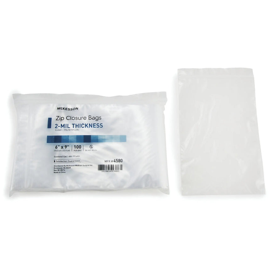 McKesson Zip Closure Bag, 6 x 9 Inches McKesson