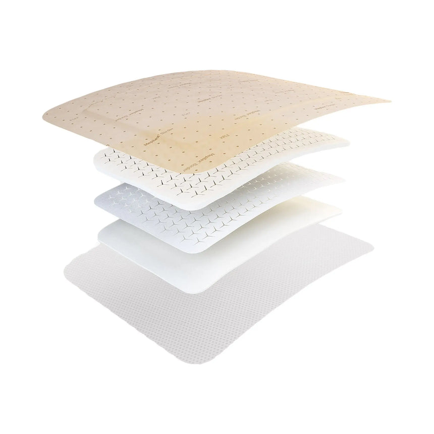 Mepilex® Border Flex Adhesive with Border Foam Dressing, 6 x 6 Inch Mepilex® Border Flex