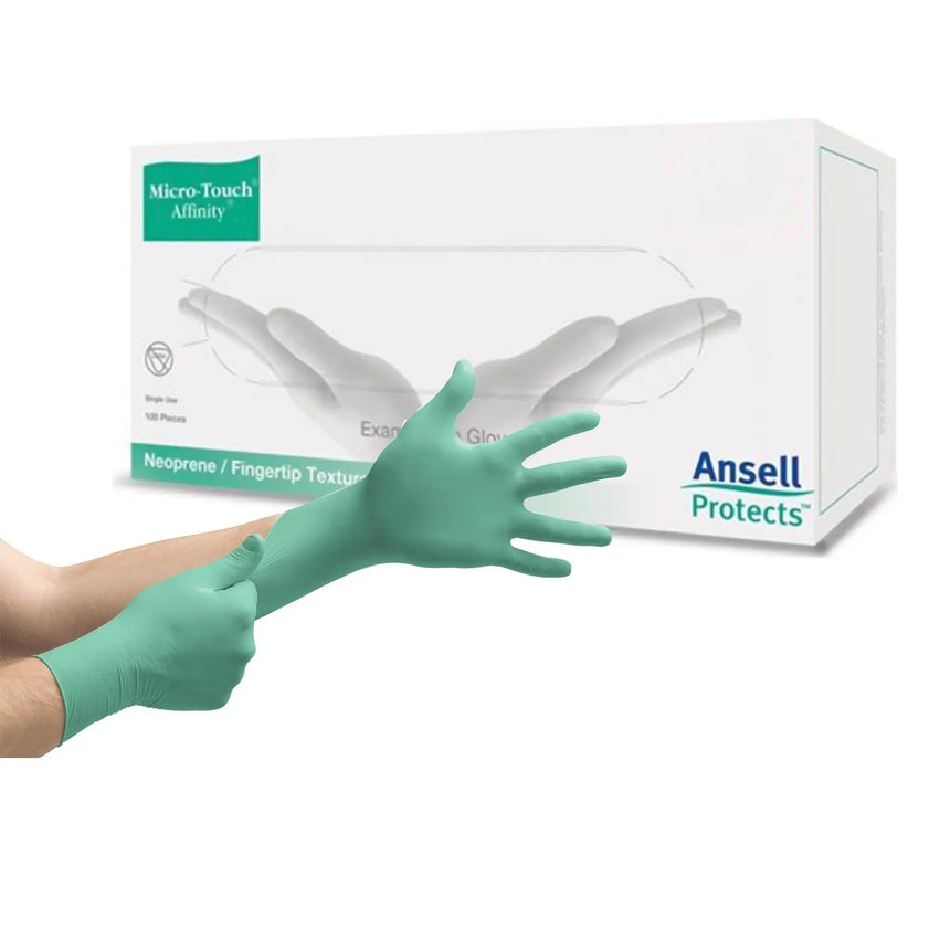 Micro-Touch® Affinity® Polychloroprene Exam Glove, Small, Green Micro-Touch® Affinity®