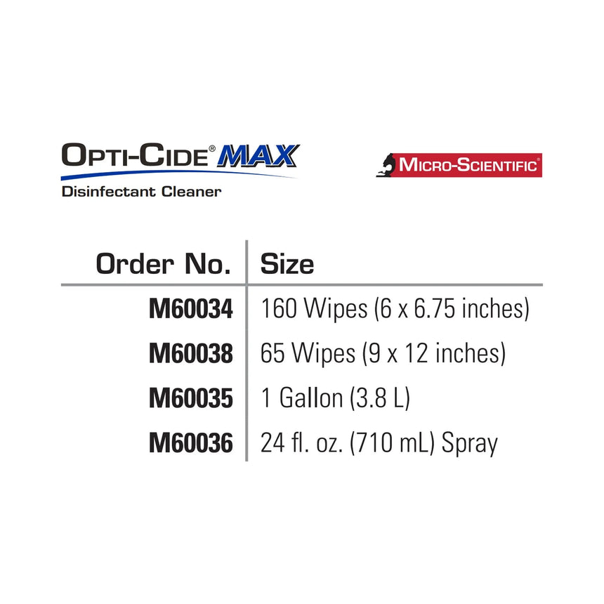 Opti-Cide® Max Surface Disinfectant Cleaner Wipes Opti-Cide® Max