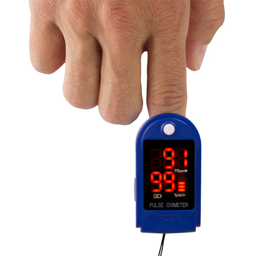 Pulse Oximeter Fingertip W/ Lanyard