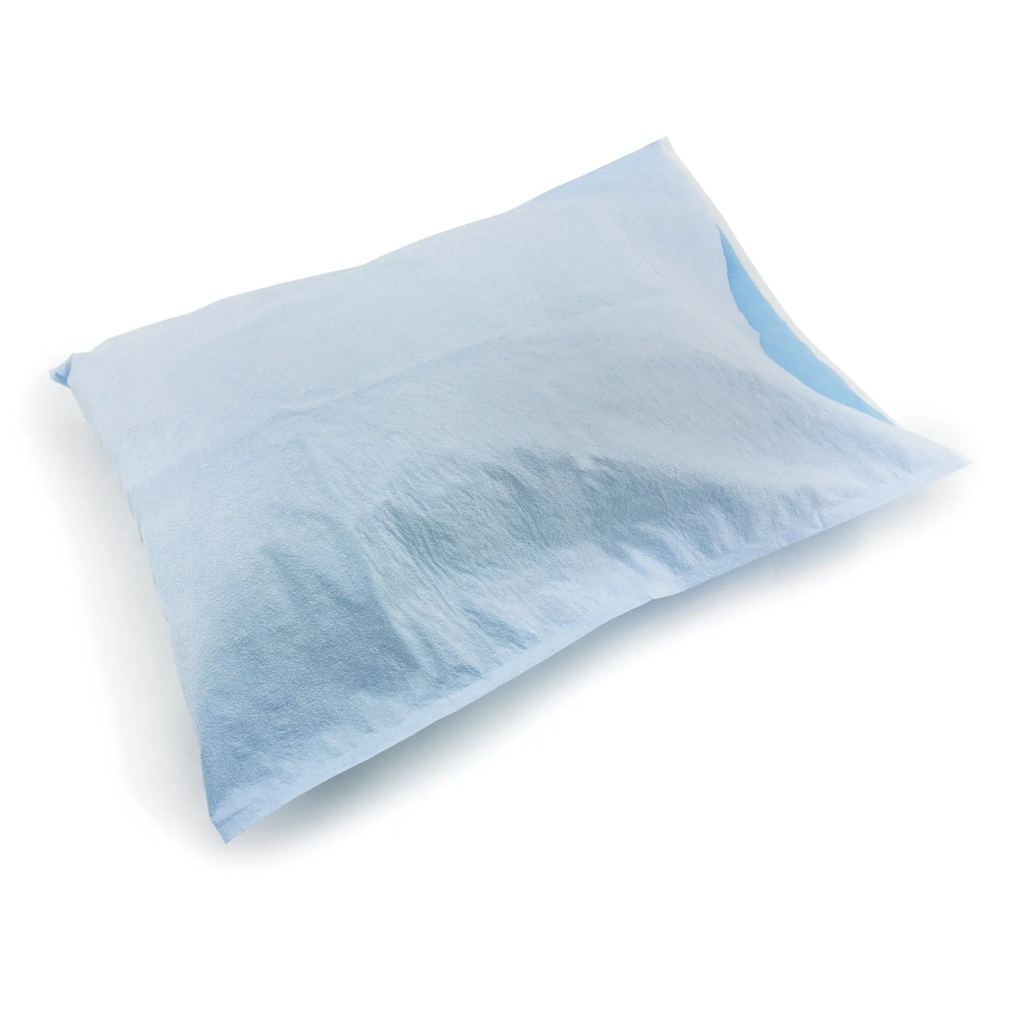 thumbnail image 2 of 500 Blue Disposable Headrest Covers – Dental, Tattoo, Salon – Poly Winner PB11 10x10 2 of 4