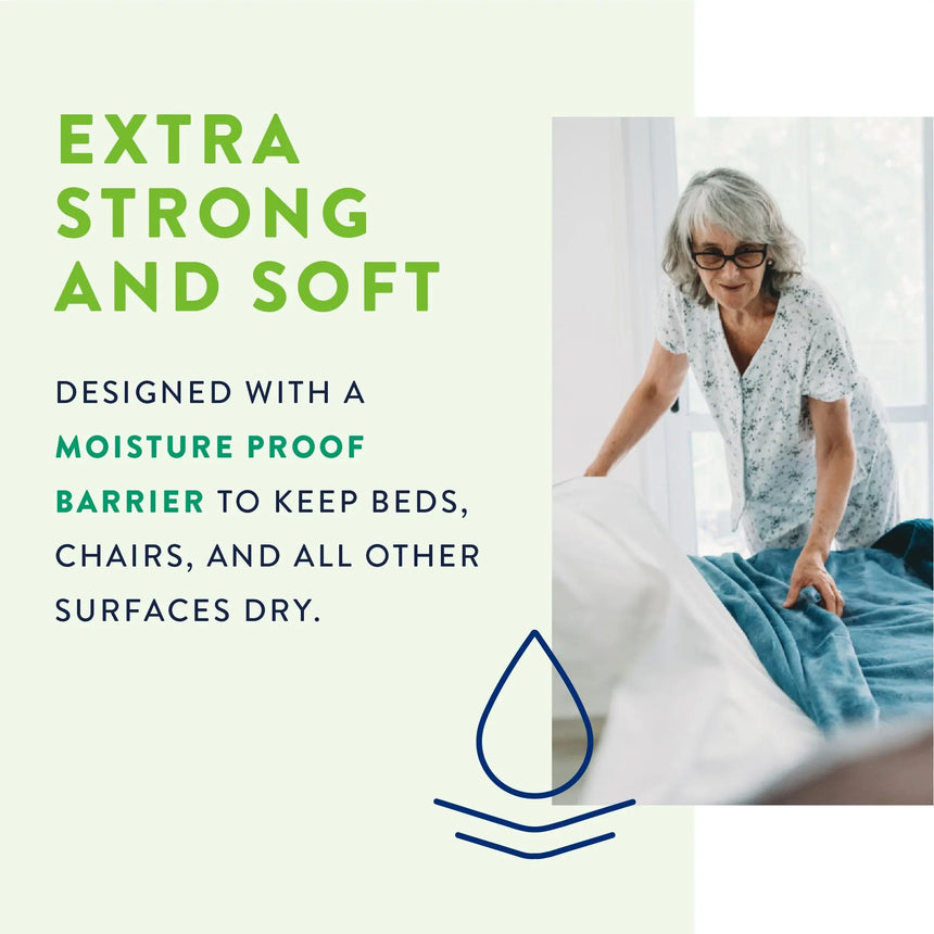 Prevail® Total Care™ Super Absorbent Polymer Underpad, 30 x 30 Inch Prevail® Total Care™
