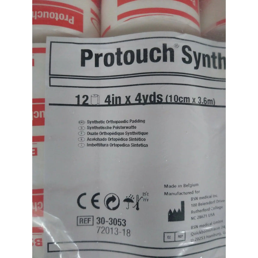 Protouch® Synthetic White Undercast Cast Padding, 4 Inch x 4 Yard Protouch® Synthetic