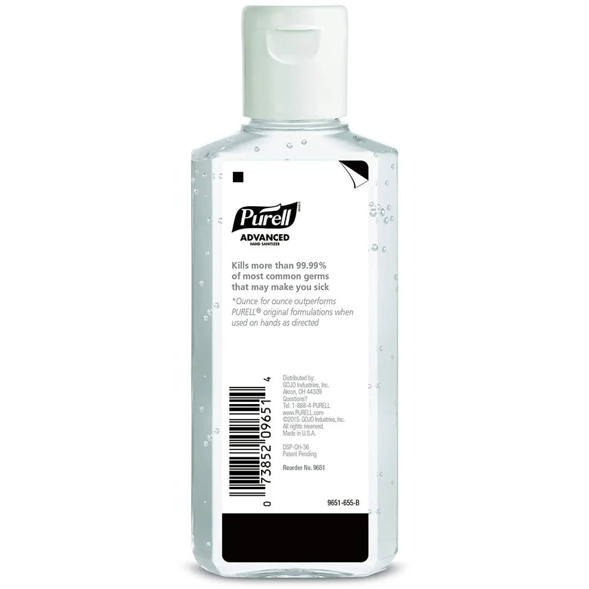 Purell Advanced Hand Sanitizer 70% Ethyl Alcohol Gel, Bottle, 4 oz, Fruit Scent Purell® Advanced