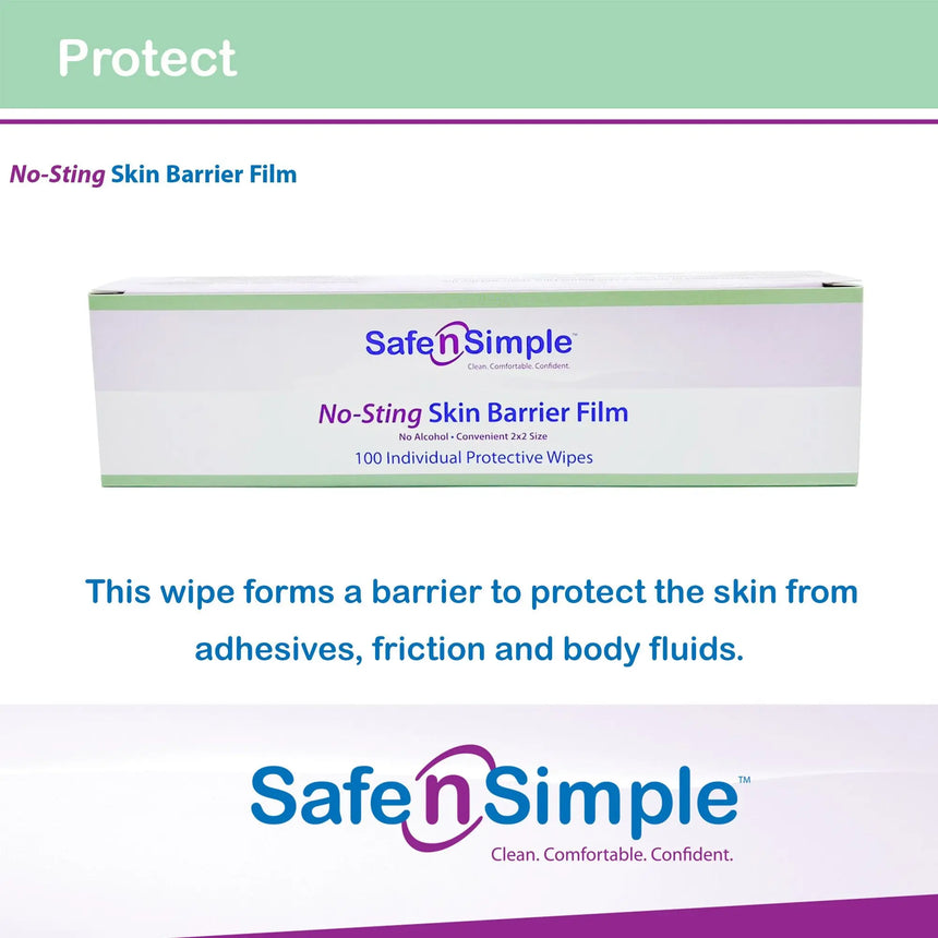 Safe n Simple™ Barrier Wipe Safe N Simple™ No-Sting