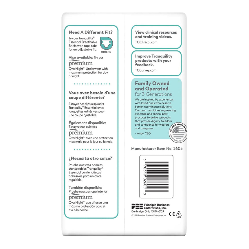 Select® Heavy Protection Absorbent Underwear, Medium Tranquility® Essential