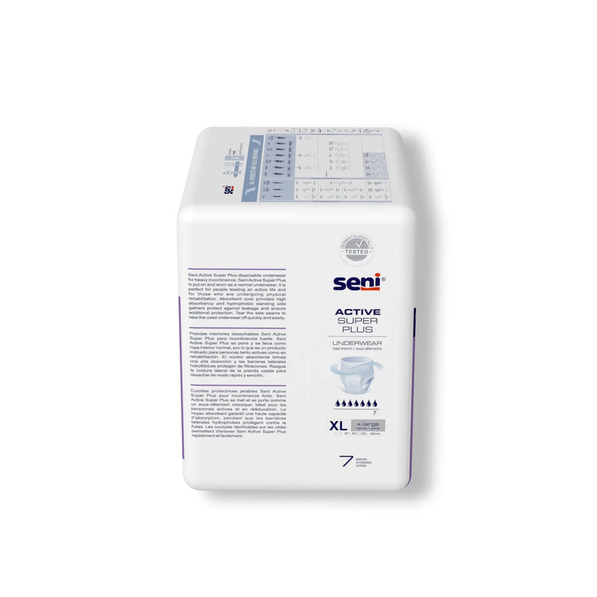 Seni® Active Super Plus Heavy Absorbent Underwear, Extra Large Seni® Active Super Plus