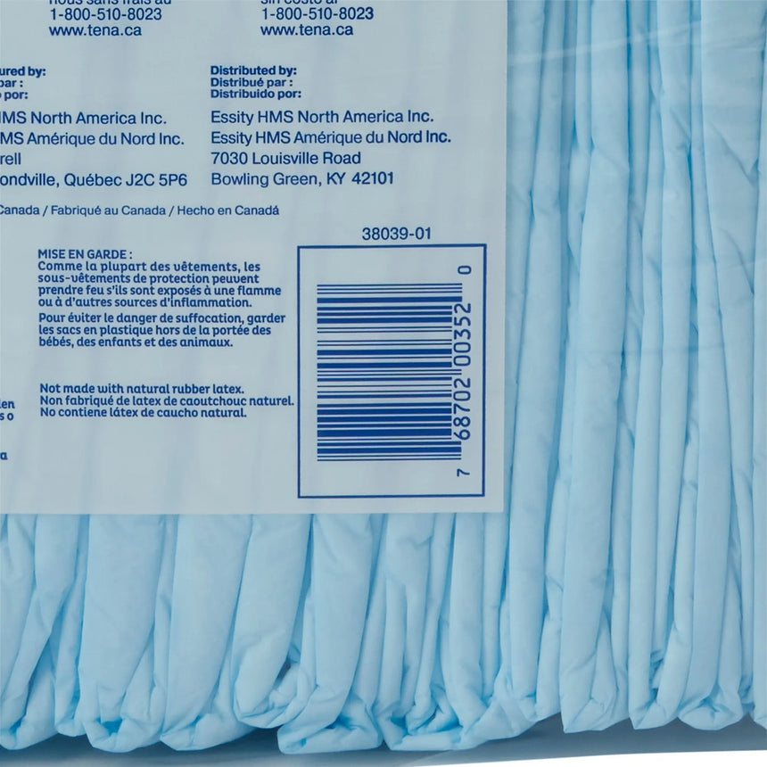 TENA Regular Underpads, Light Absorbency, Blue, Disposable, Latex-Free, 23 X 36 Inch TENA® Regular
