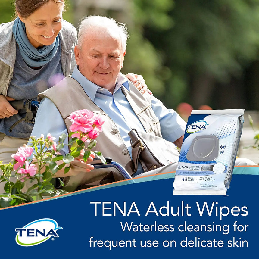Tena UltraFlush Flushable Personal Wipes TENA ProSkin™ UltraFlush®