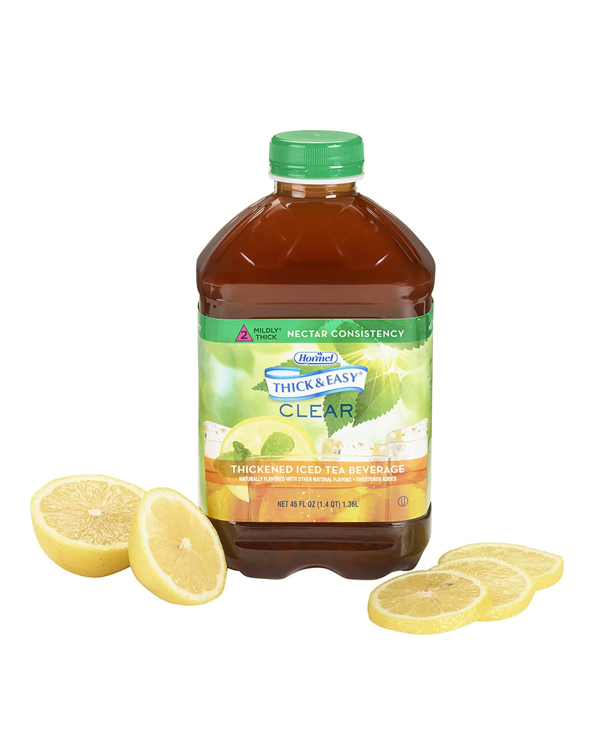 Thick & Easy® Clear Nectar Consistency Iced Tea Thickened Beverage, 46-ounce Bottle Thick & Easy®