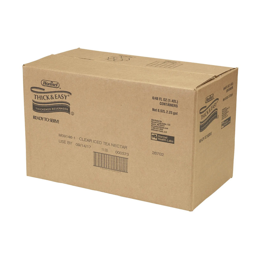 Thick & Easy® Clear Nectar Consistency Iced Tea Thickened Beverage, 46-ounce Bottle Thick & Easy®