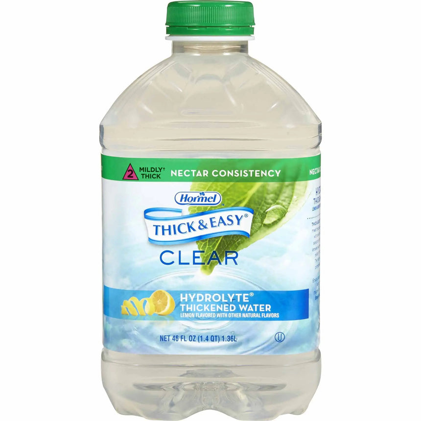 Thick & Easy® Hydrolyte® Nectar Consistency Lemon Thickened Water, 46 oz. Bottle Thick & Easy® Hydrolyte®