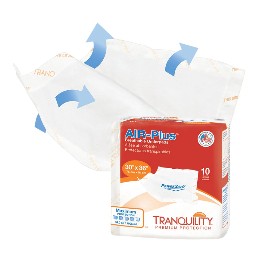 Tranquility® AIR-Plus™ Low Air Loss Underpad, 30 x 36 Inch Tranquility® AIR-Plus™