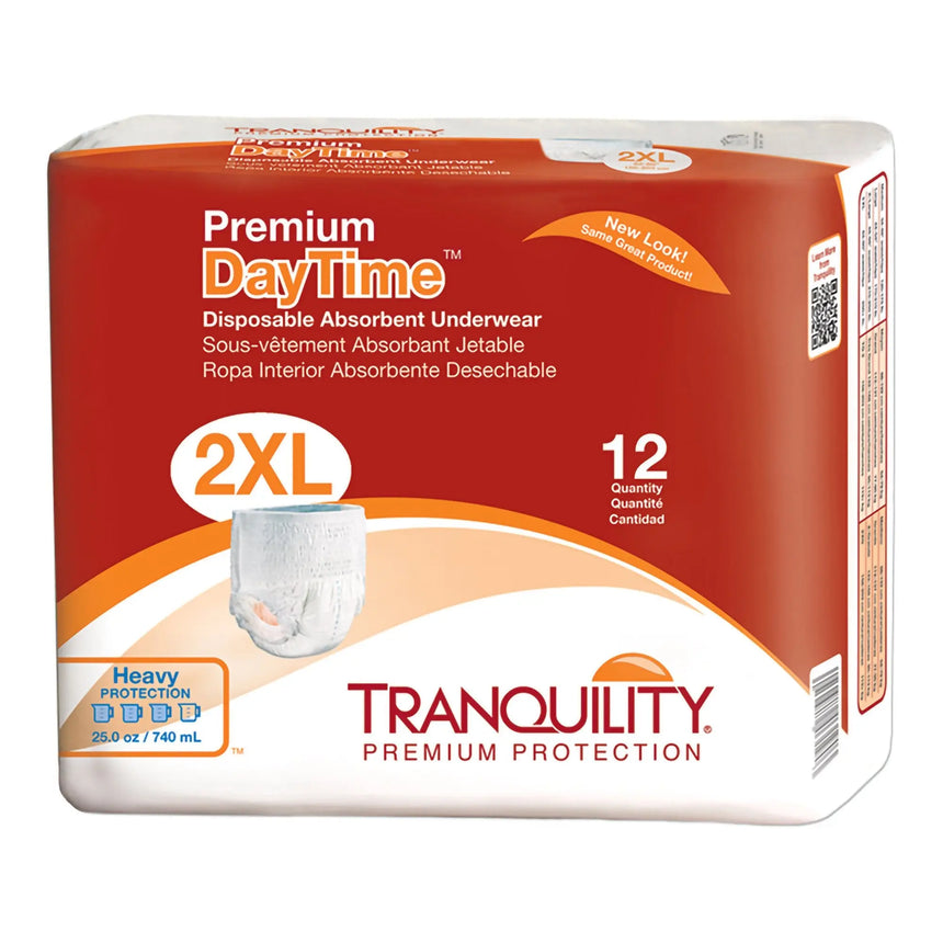 Tranquility® Premium DayTime™ Heavy Protection Absorbent Underwear, 2X-Large Tranquility® Premium DayTime™