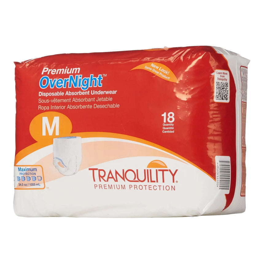 Tranquility® Premium OverNight™ Absorbent Underwear, Medium Tranquility® Premium OverNight™