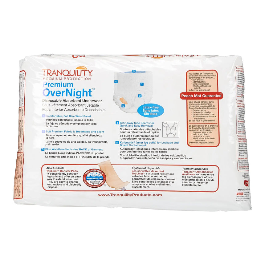 Tranquility® Premium OverNight™ Absorbent Underwear, Small Tranquility® Premium OverNight™