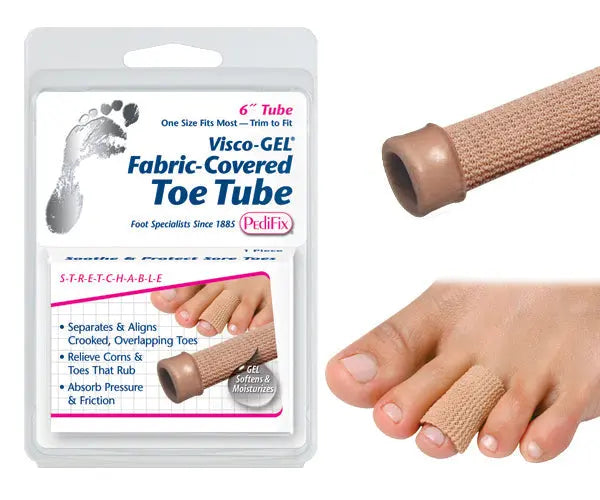 Visco-GEL Fabric-Covered Toe Tube Small Visco Gel