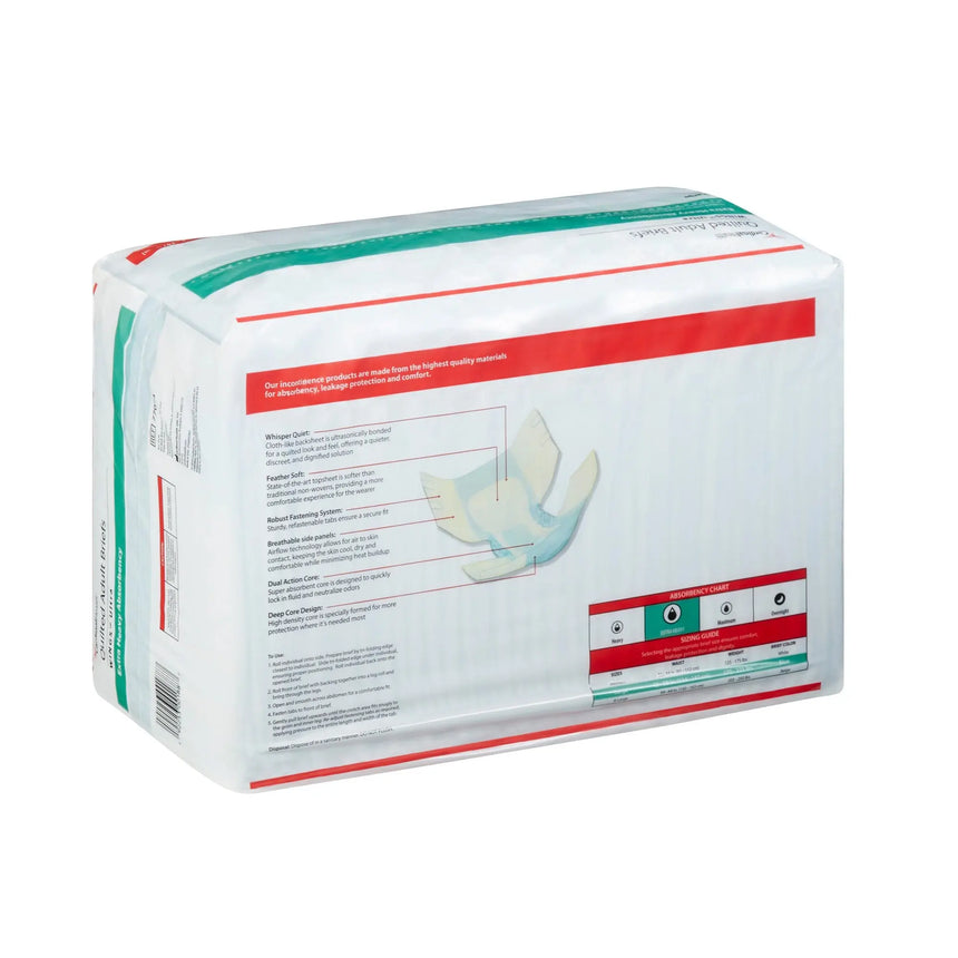 Wings™ Ultra Quilted Extra Heavy Absorbency Incontinence Brief, Large Wings™ Ultra