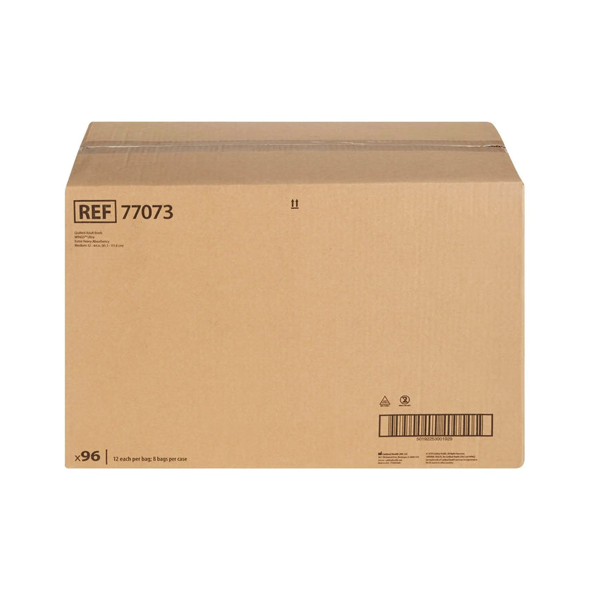 Wings™ Ultra Quilted Extra Heavy Absorbency Incontinence Brief, Medium Wings™ Ultra