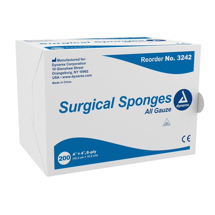 dynarex® Gauze Sponge, 4 x 4 Inch, 8-Ply Dynarex®