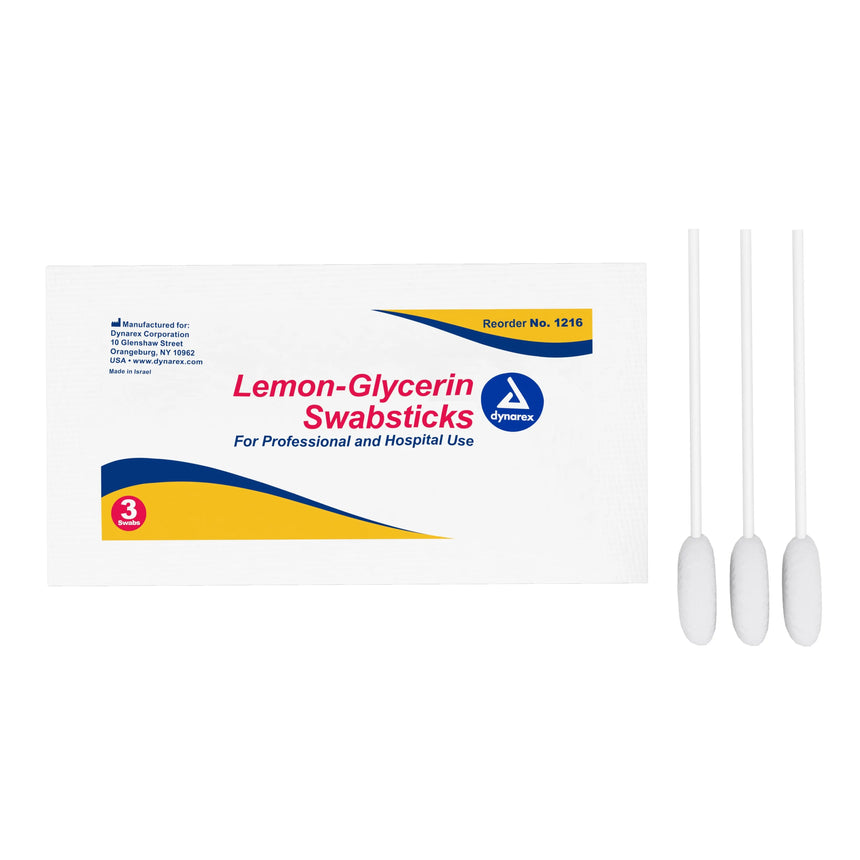 dynarex® Lemon-Glycerin Oral Swabsticks Dynarex®