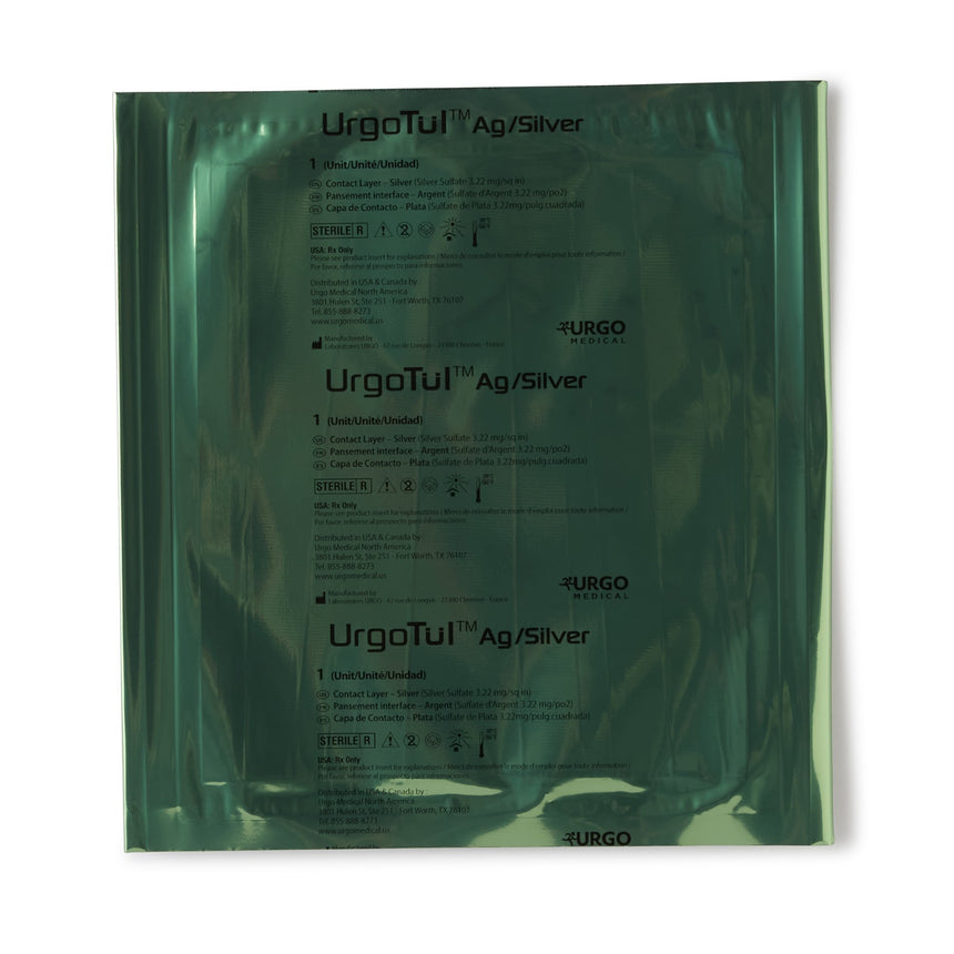 Restore™ Silver Wound Contact Layer Dressing, 6 x 8 Inch UrgoTul™AG/Silver