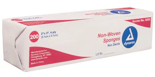 Non-Woven Sponge Sterile 2's 2 x2 4ply (50-2's/tray) Movility LLC- CM