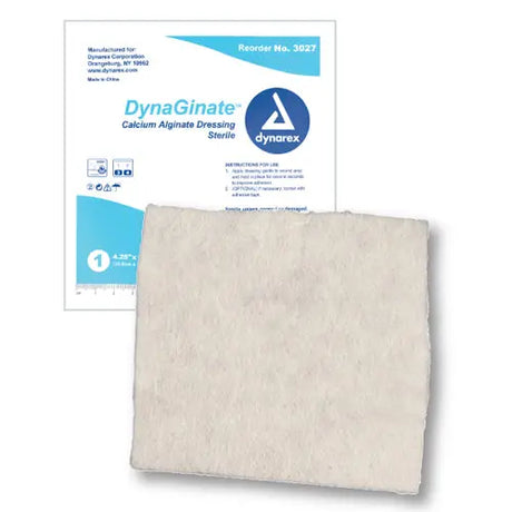 DynaGinate Calcium Alginate Dressing 4.25 x4.25  Bx/10 DynaGinate