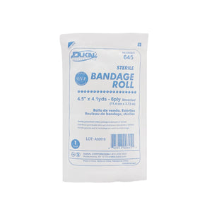 Dukal™ Sterile Fluff Bandage Roll, 4-1/2 Inch x 4-1/10 Yard Dukal™