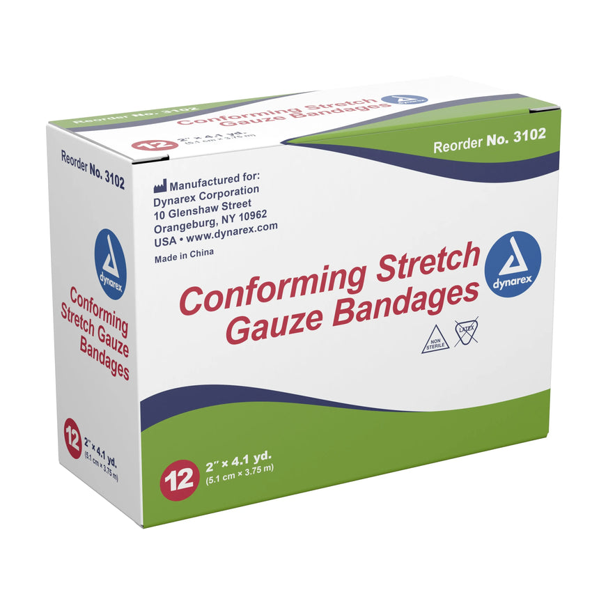 dynarex® Conforming Bandage, 2 Inch x 4-1/10 Yard Dynarex®